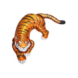Wild Tiger Jungle Party Supershape Balloon